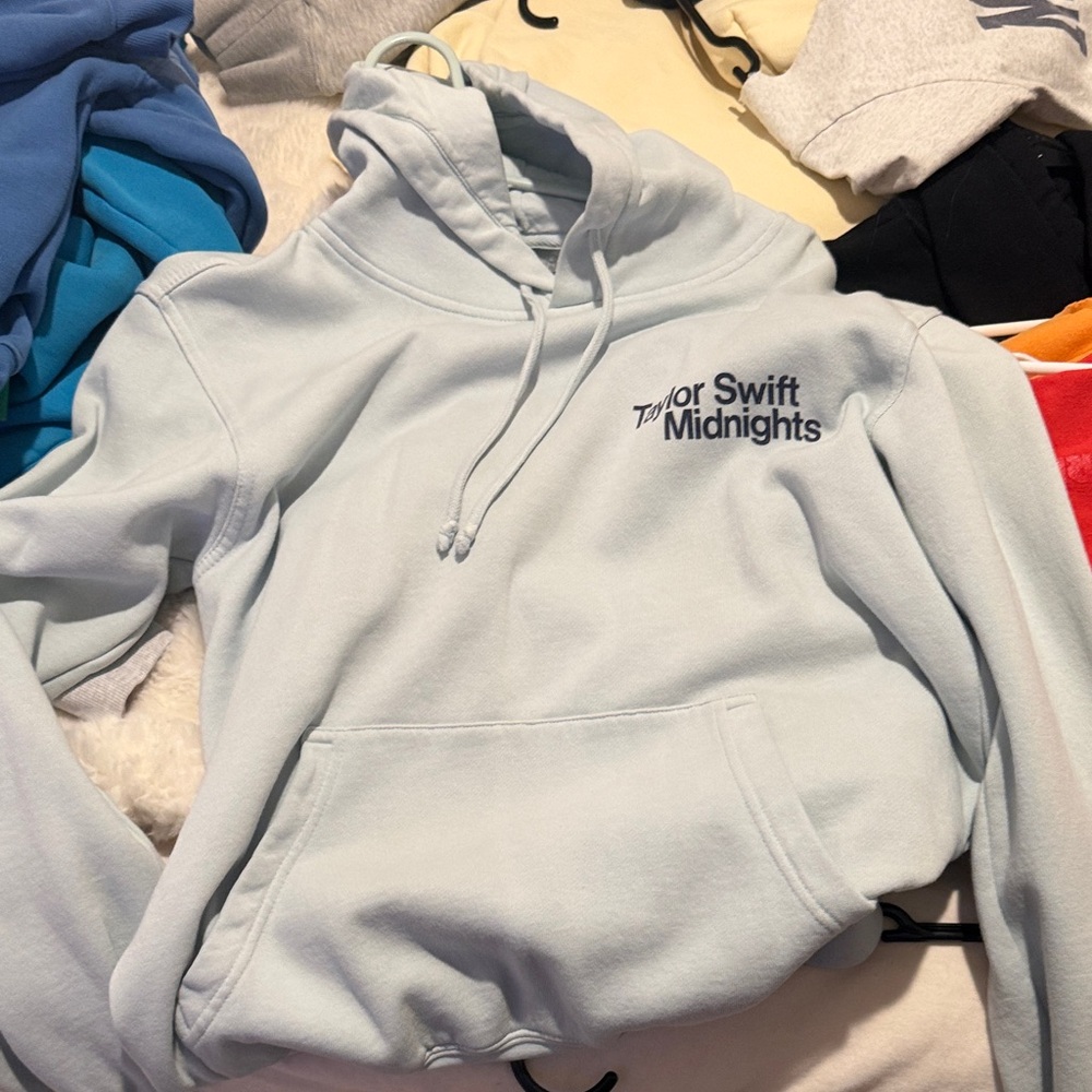 Taylor Swift Midnights Light Blue Hoodie